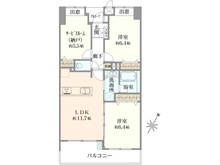 【東京都/東大和市立野】ラング・マンション玉川上水 間取り図