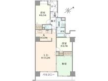 【東京都/立川市曙町】セレナハイム立川スクエアコート 間取り図