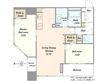 【東京都/北区豊島】シティインデックス王子 間取り図