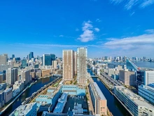 【東京都/港区芝浦】芝浦アイランドケープタワー 眺望：バルコニーより北側を望む