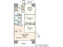 【東京都/荒川区西尾久】プレシス田端ブラン 間取り図