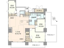 【東京都/豊島区巣鴨】パークホームズ巣鴨セントラルアヴェニュー 間取り図