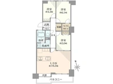 【東京都/練馬区石神井町】石神井公園パーク・ホームズ 間取り図