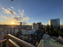 【東京都/北区堀船】プラグレス王子 眺望：夕焼け