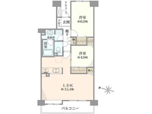 【埼玉県/越谷市大字西方】エフローレ新越谷ロイヤルガーデン 間取り図