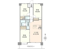【東京都/足立区伊興】ライオンズヴィアーレ竹の塚第2 間取り図