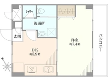 【東京都/文京区本駒込】白山コーポビアネーズ 間取り図