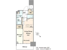 【東京都/豊島区駒込】ルフォンリブレ駒込六義園 間取り図