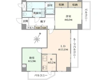 【東京都/豊島区巣鴨】ダイアパレス西巣鴨 間取り図