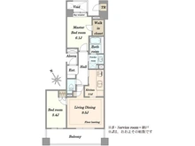 【東京都/北区滝野川】ヒルズ滝野川 間取り図