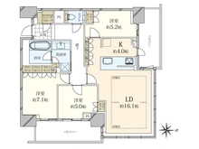 【大阪府/大阪市北区大淀南】グランドメゾン新梅田タワー　THE CLUB RESIDENCE 間取り図