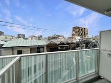 【大阪府/大阪市阿倍野区阿倍野筋】プラウドタワー阿倍野 眺望：LDK側バルコニー