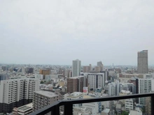 【大阪府/大阪市阿倍野区松崎町】シティタワーグラン天王寺 眺望：サービスバルコニーから（南西方向）