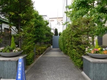【大阪府/大阪市阿倍野区松崎町】シティタワーグラン天王寺 アプローチ：バイク置き場へのアプローチ