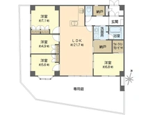 【大阪府/大阪市阿倍野区松崎町】ノバカネイチ松崎町 間取り図