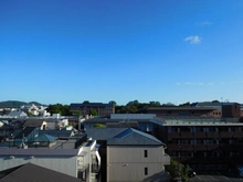 【京都府/京都市上京区上塔之段町】ジオ京都御所北 眺望：リビングダイニングからの眺望（南方向）