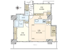 【大阪府/大阪市阿倍野区阿倍野筋】プラウドタワー阿倍野 間取り図