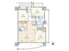 【大阪府/大阪市阿倍野区阿倍野筋】エステムコート阿倍野コンフォルト 間取り図