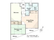 【東京都/大田区仲池上】セザール西馬込 間取り図