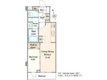 【東京都/大田区中馬込】ヴァースクレイシアIDZ中馬込 間取り図