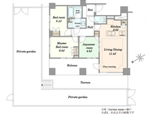 【東京都/大田区千鳥】アールブラン久が原レジデンス 間取り図