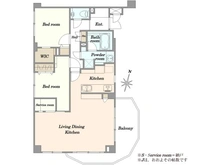【東京都/目黒区八雲】ディアナコート八雲 間取り図