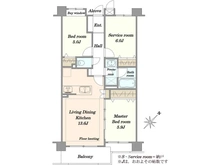 【東京都/大田区西馬込】クレッセント西馬込III 間取り図