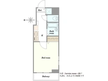 【東京都/品川区南大井】セントパレス南大井 間取り図