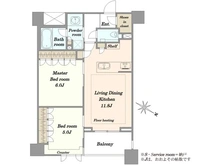 【神奈川県/横浜市神奈川区平川町】クリオ横濱東白楽 間取り図