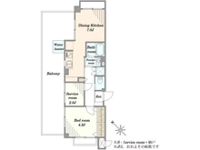 【東京都/大田区中央】ジュネス大森中央 間取り図