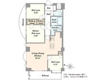【東京都/品川区荏原】ジェイパーク戸越銀座ブランシェール 間取り図