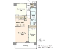 【東京都/大田区中馬込】エクセレントシティ馬込ヒルズ 間取り図