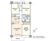 【東京都/大田区西馬込】クレッセント西馬込III 間取り図