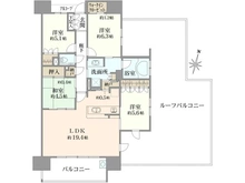 【愛知県/日進市栄】プラウド日進パークフロント 間取り図