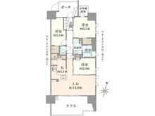 【愛知県/名古屋市昭和区陶生町】プラウド昭和桜山 間取り図