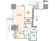 【愛知県/名古屋市中村区名駅】プラウドタワー名駅 間取り図