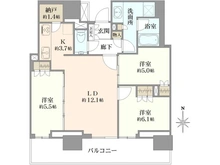 【愛知県/名古屋市中区錦】プラウドタワー名古屋丸の内 間取り図