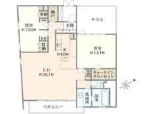 【愛知県/名古屋市千種区御棚町】ヴィスコンティ覚王山 間取り図