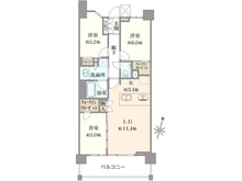 【愛知県/名古屋市瑞穂区駒場町】プラウド瑞穂桜山 間取り図