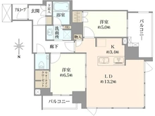 【愛知県/名古屋市中村区名駅】グランドメゾン名駅三丁目 間取り図