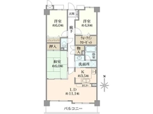 【愛知県/名古屋市北区八龍町】サンマンションアトレ平安通 間取り図