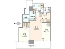 【愛知県/名古屋市中区栄】プラウドタワー名古屋栄 間取り図