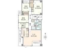 【愛知県/名古屋市東区主税町】グランドメゾン主税町三丁目 間取り図