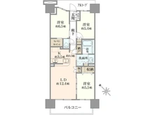 【愛知県/大府市中央町】プラウド大府 間取り図