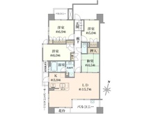 【愛知県/名古屋市守山区小六町】プラウド瓢箪山 間取り図