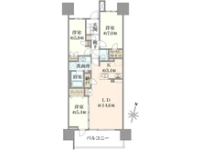 【愛知県/豊橋市白河町】プラウドタワー豊橋 間取り図