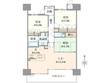 【愛知県/岩倉市本町】サクランド岩倉（エムズシティ岩倉）  ノース棟 間取り図