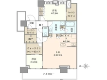 【愛知県/名古屋市中区栄】プラウドタワー名古屋栄 間取り図