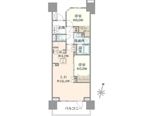 【愛知県/豊橋市白河町】プラウドタワー豊橋 間取り図