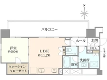 【愛知県/名古屋市中区錦】プラウドタワー名古屋伏見 間取り図
